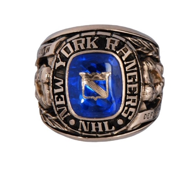 1977-78 New York Rangers Team Ring - Mario Marois